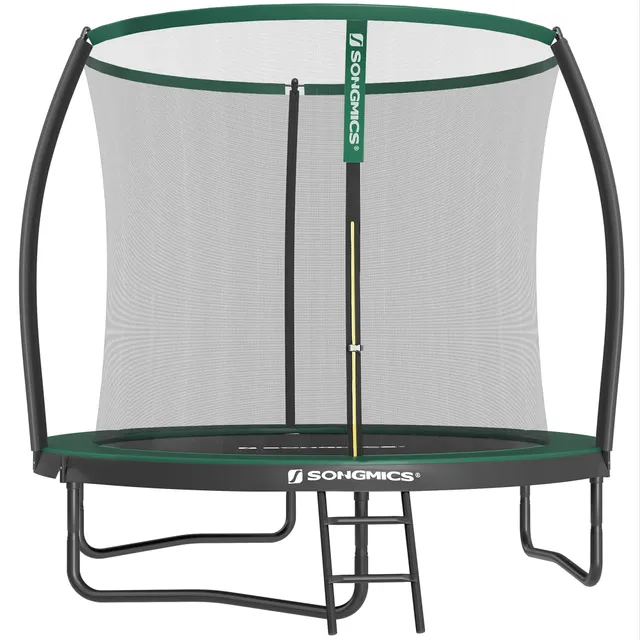songmics-gartentrampolin-outdoor-244-cm-rund-mit-sicherheitsnetz-und-leiter-2 image 1