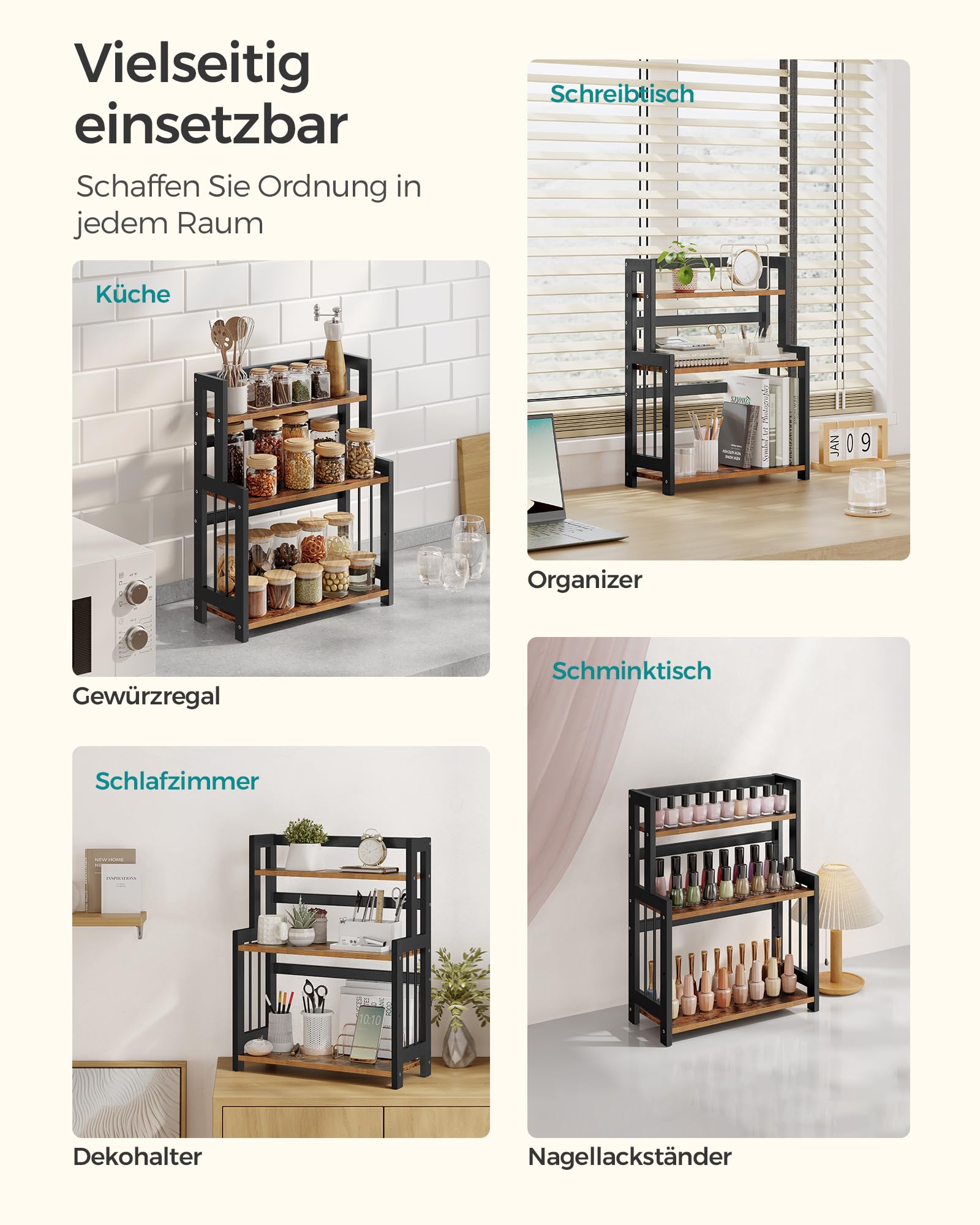 songmics-gew-rzregal-3-ebenen-ofs047b01-bambus-vintagebraun-schwarz image 6
