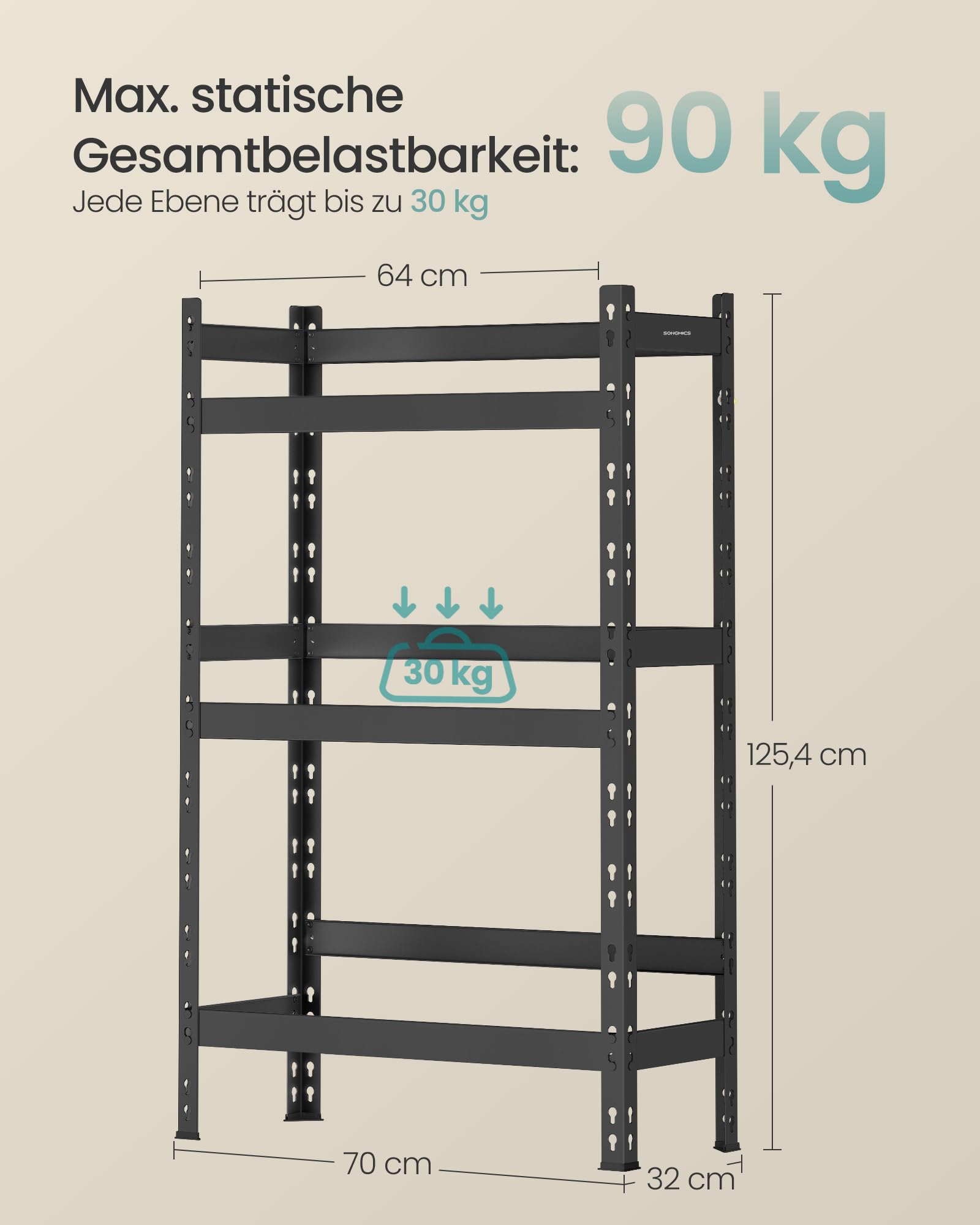 songmics-gyl001b01-getr-nkekistenregal-3-ebenen-tintenschwarz image 2