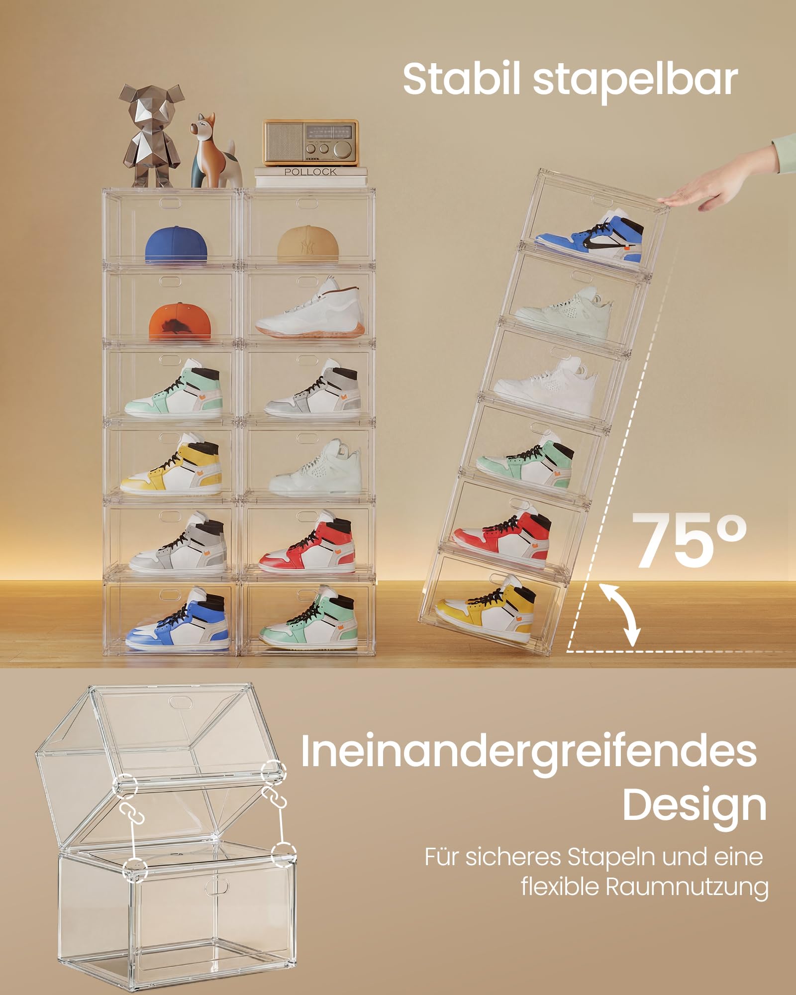 songmics-schuhboxen-stapelbar-mit-magnett-r-6er-set-transparent image 5