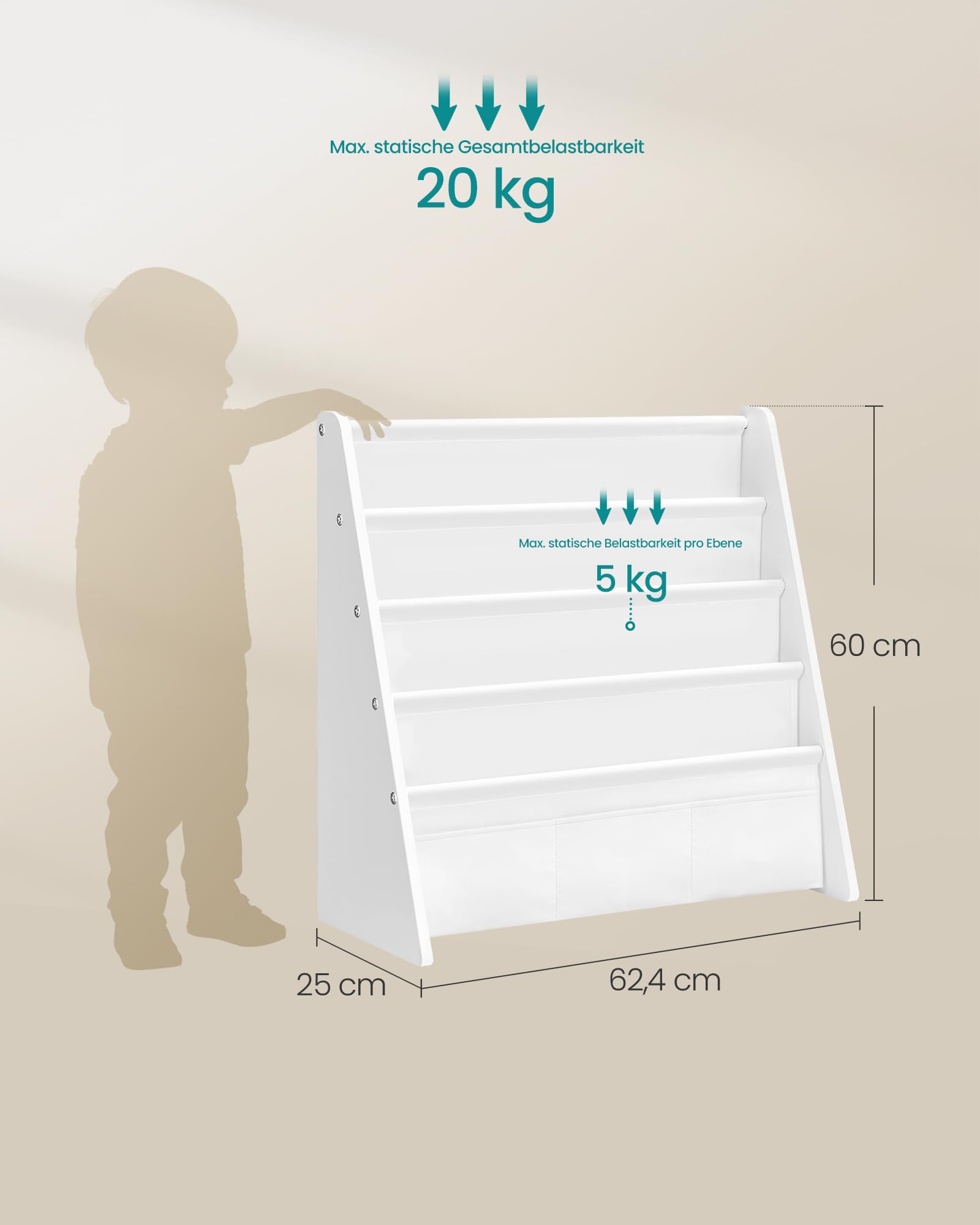 songmics-teza-b-cherregal-kinder-4-ebenen-62-4-x-25-x-60-cm-wolkenwei image 3