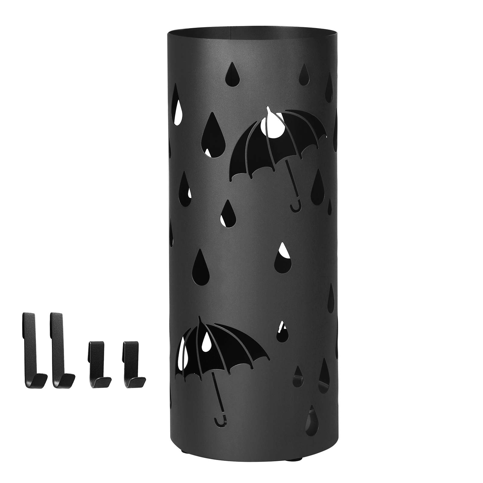 songmics-schirmst-nder-luc23b-rund-metall-matt-schwarz-49-x-19-5-cm image 7