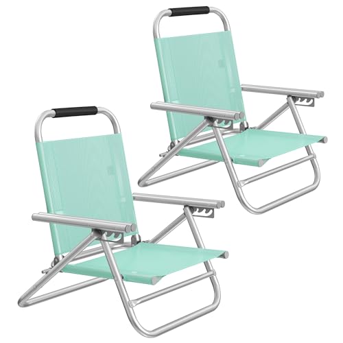 songmics-strandstuhl-klappstuhl-mit-4-stufig-verstellbarer-r-ckenlehne-und-armle-4 image 7