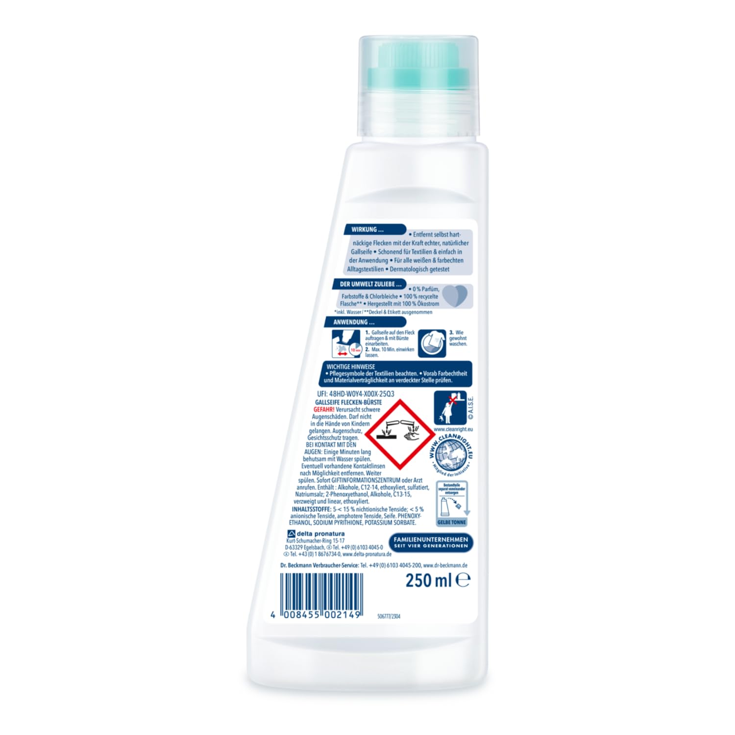 dr-beckmann-gallseife-flecken-b-rste-250-ml-fleckentferner-mit-b-rste image 2
