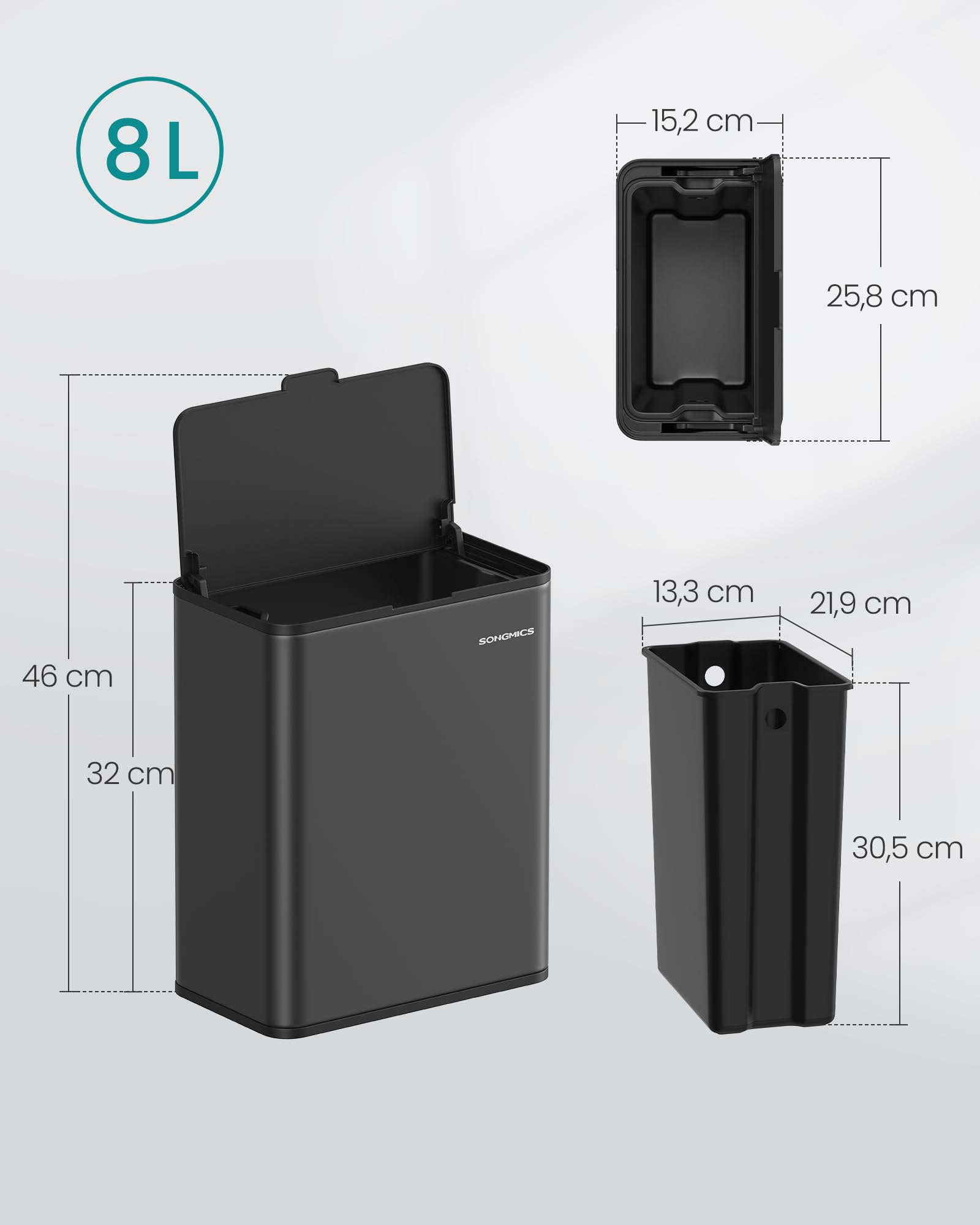 songmics-m-lleimer-h-ngend-8-l-stahl-ltb810b01-tintenschwarz image 6