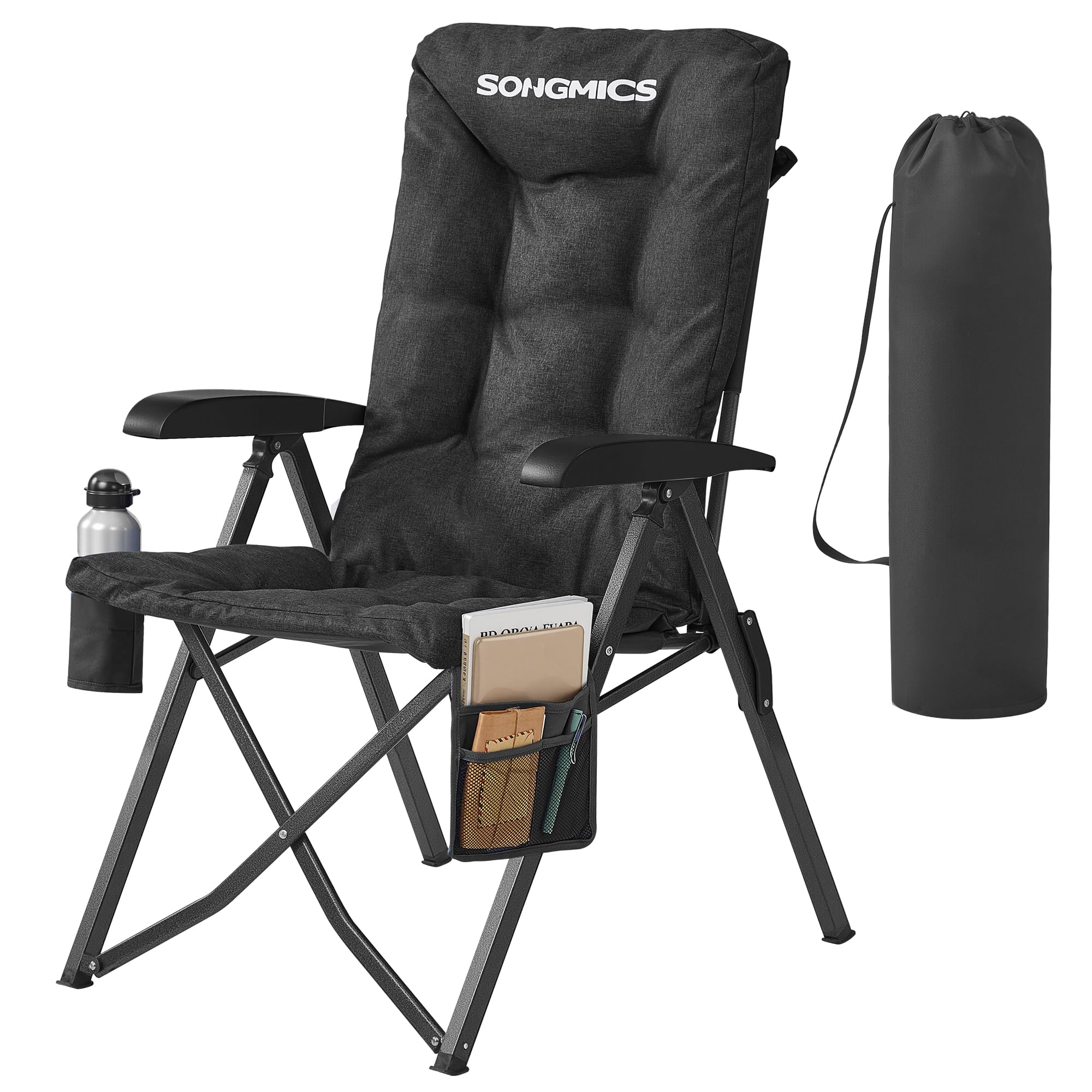 songmics-gcb016qz01-campingstuhl-verstellbar-blau-gepolstert image 8