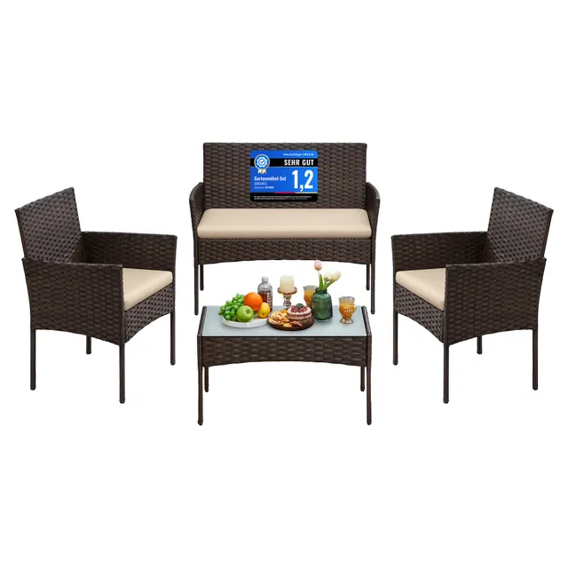 songmics-ggf004k05-gartenm-bel-set-pe-polyrattan-braun-taupe-lounge image 1
