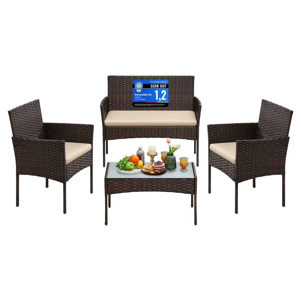 songmics-ggf004k05-gartenm-bel-set-pe-polyrattan-braun-taupe-lounge image 1