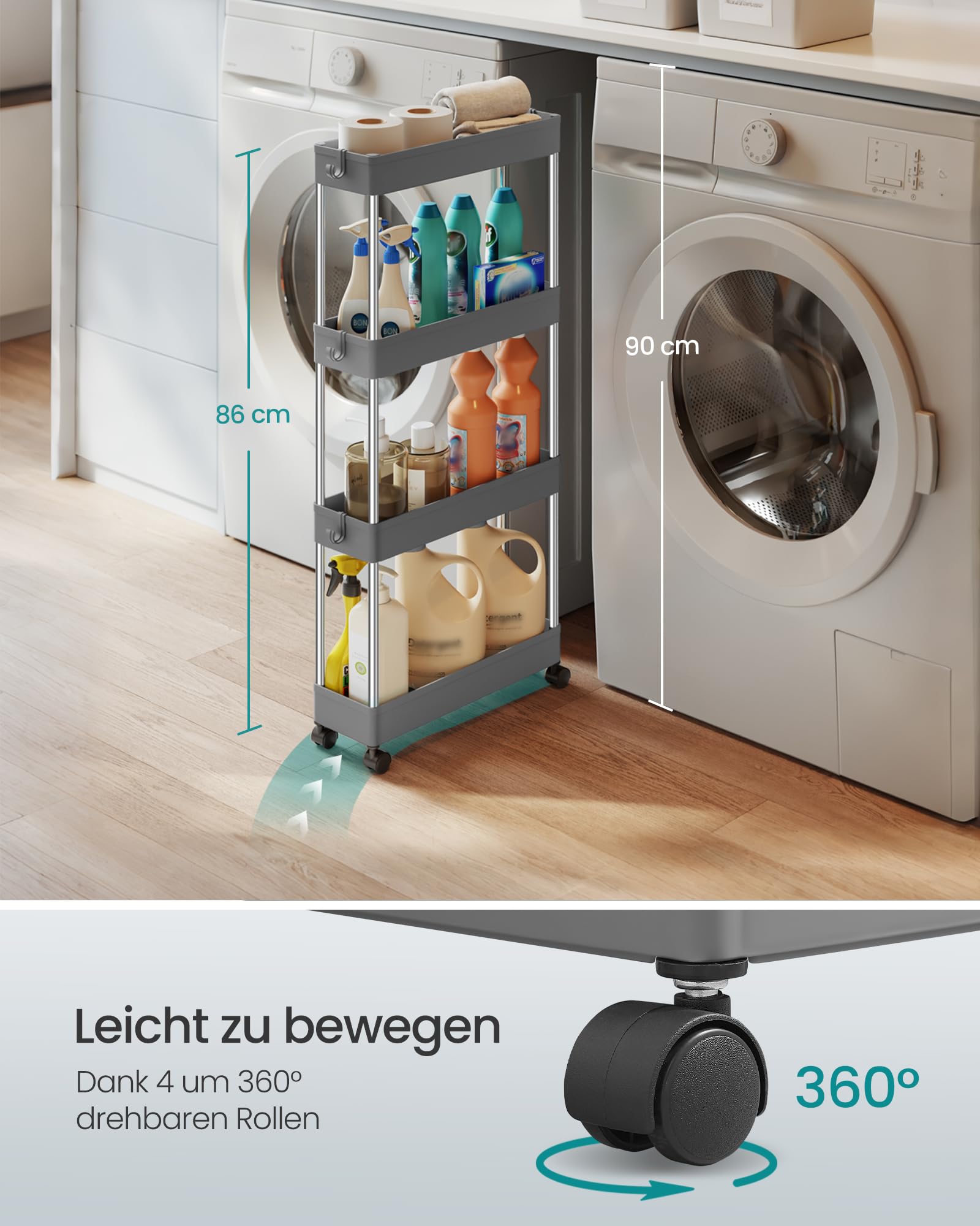 songmics-ksc008g01-rollwagen-k-chenregal-4-ebenen-42-x-14-4-x-86-cm-grau image 6