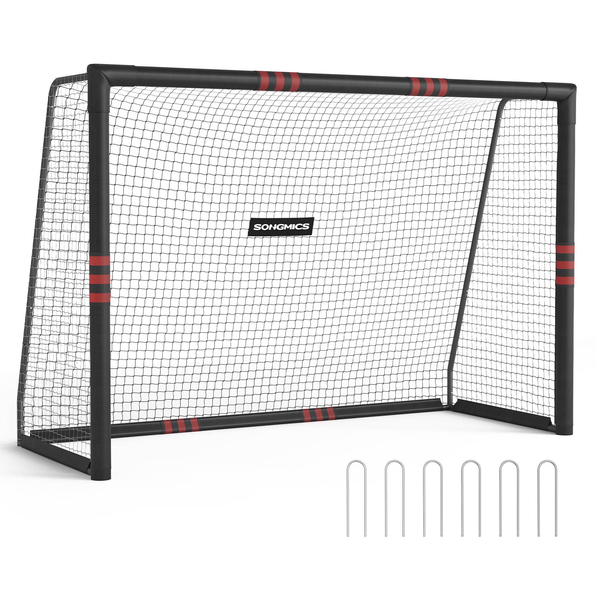 songmics-fu-balltor-outdoor-stahl-pe-netz image 1