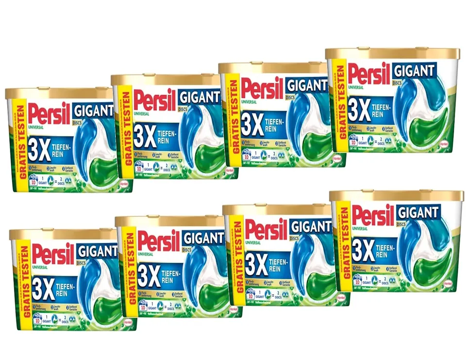 persil-gigant-universal-discs-8er-set-vollwaschmittel-3x-tiefenrein image 1