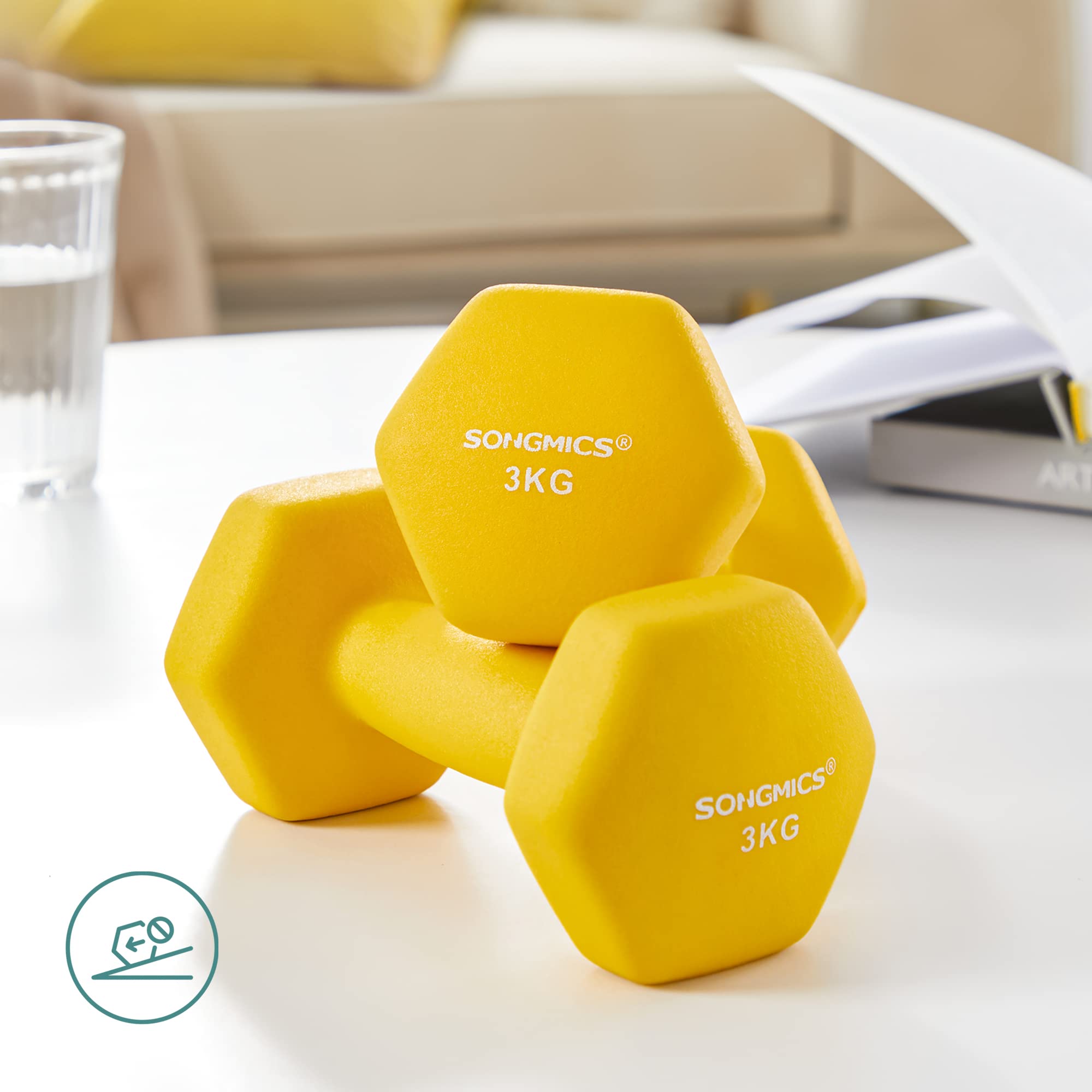 songmics-hanteln-2er-set-2-x-3-kg-neopren-gelb-syl066yl-kurzhanteln-rutschfest image 7