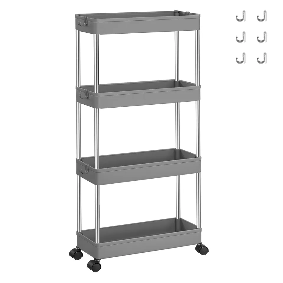 songmics-ksc008g01-rollwagen-k-chenregal-4-ebenen-42-x-14-4-x-86-cm-grau image 1