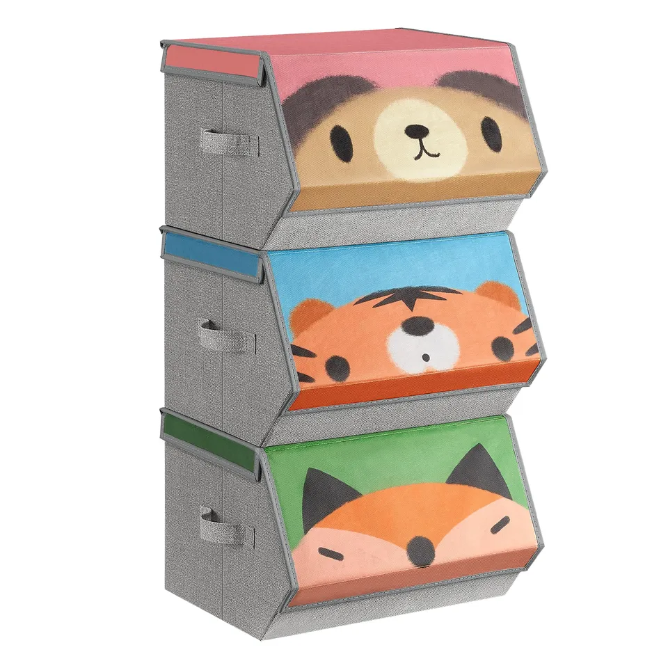 songmics-rfb760p03-aufbewahrungsboxen-3er-set-tier-motive image 1