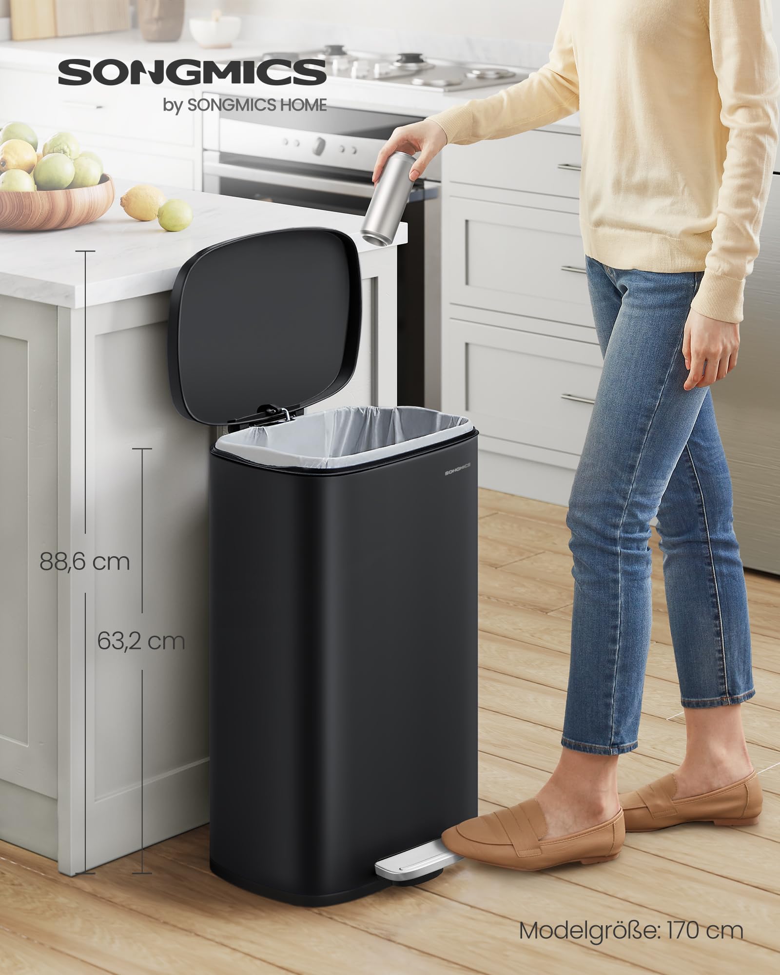 songmics-treteimer-ltb050b02-50-liter-stahl-schwarz-mit-softclose image 2
