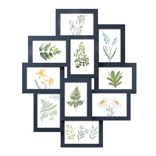 songmics-bilderrahmen-collage-10er-f-r-10-x-15-cm-marineblau image 8