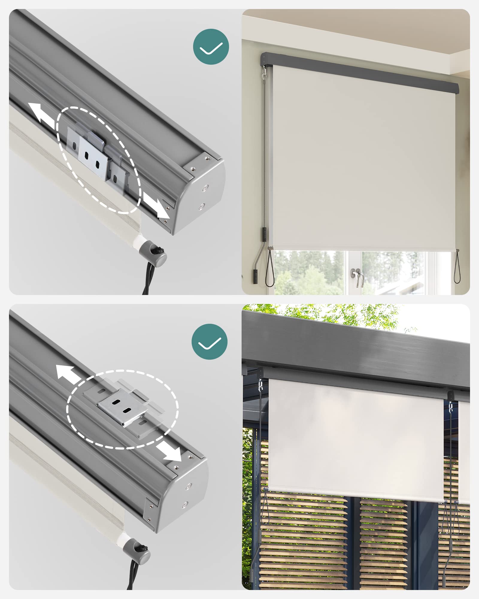 songmics-classic-gsa165be-senkrechtmarkise-1-6-x-2-5-m-beige image 5