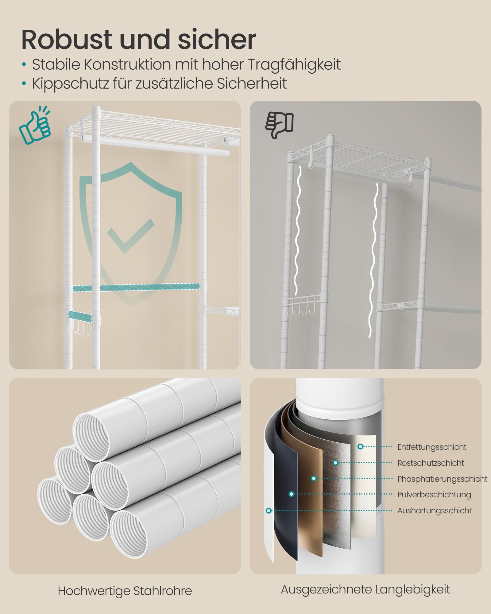 songmics-offener-kleiderschrank-4-stangen-40x-177-220-x193-cm image 7