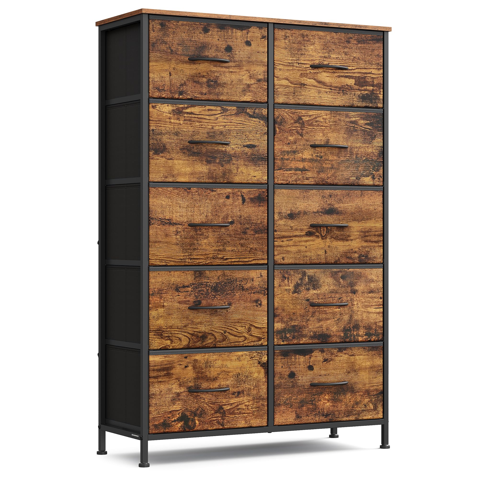 songmics-bellah-kommode-lgs124wh01-mit-8-schubladen-wolkenwei-schneewei image 8