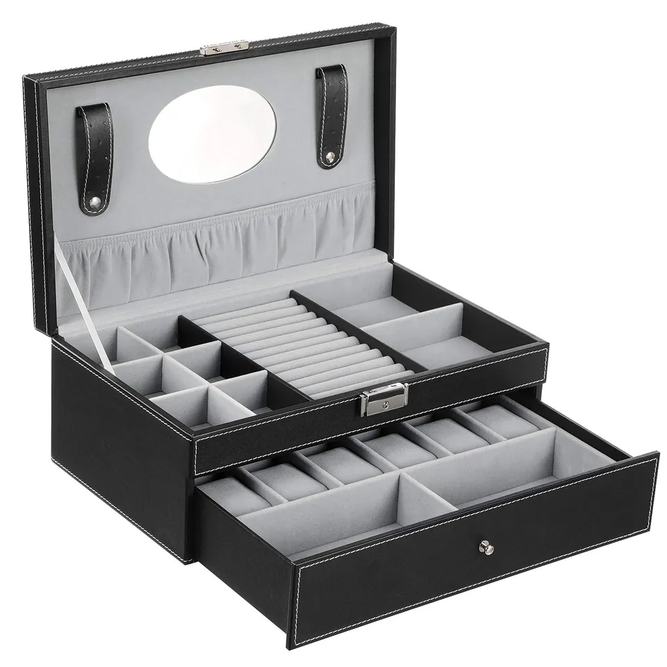 songmics-uhrenbox-jwb11b-f-r-6-uhren-mit-schublade image 1