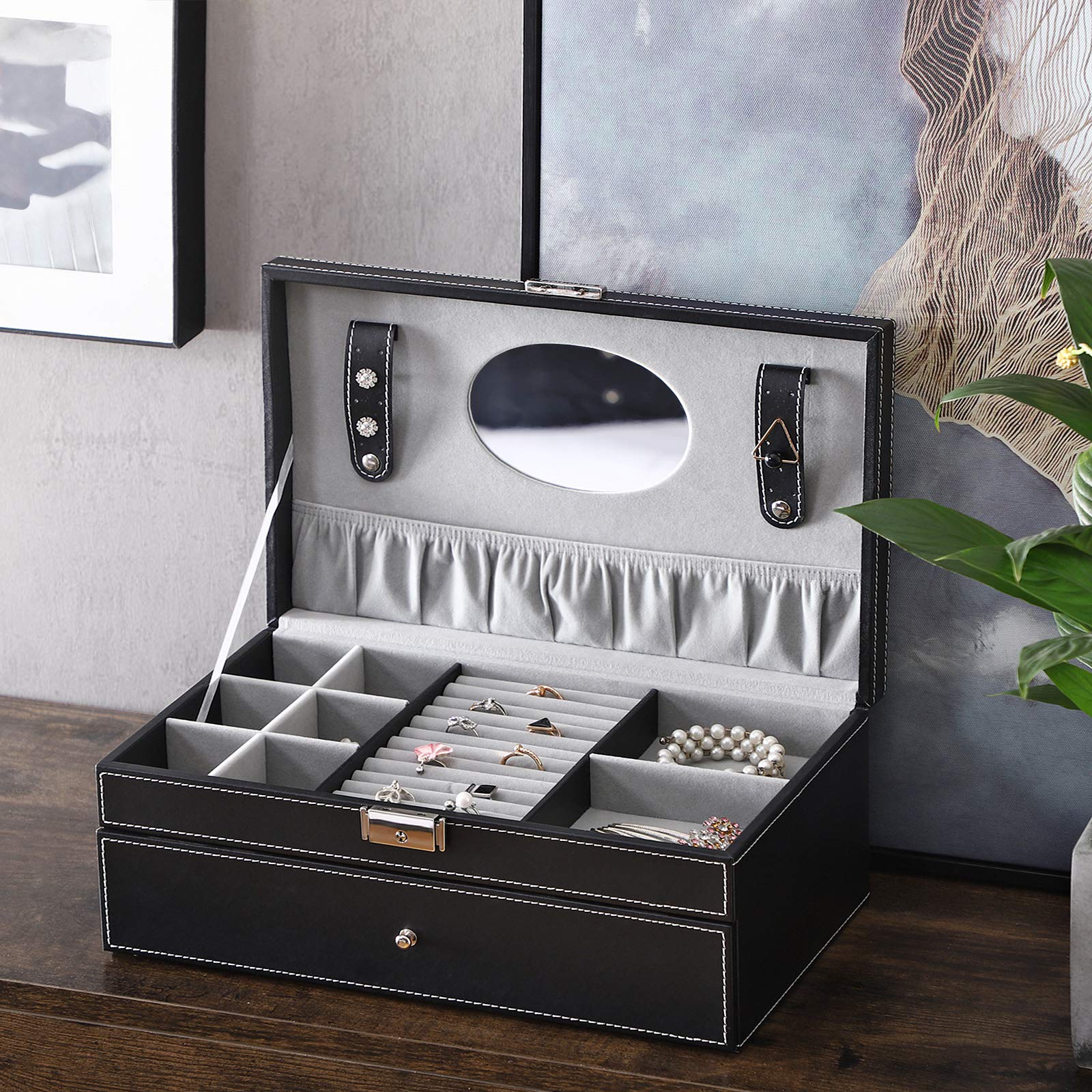 songmics-uhrenbox-jwb11b-f-r-6-uhren-mit-schublade image 2
