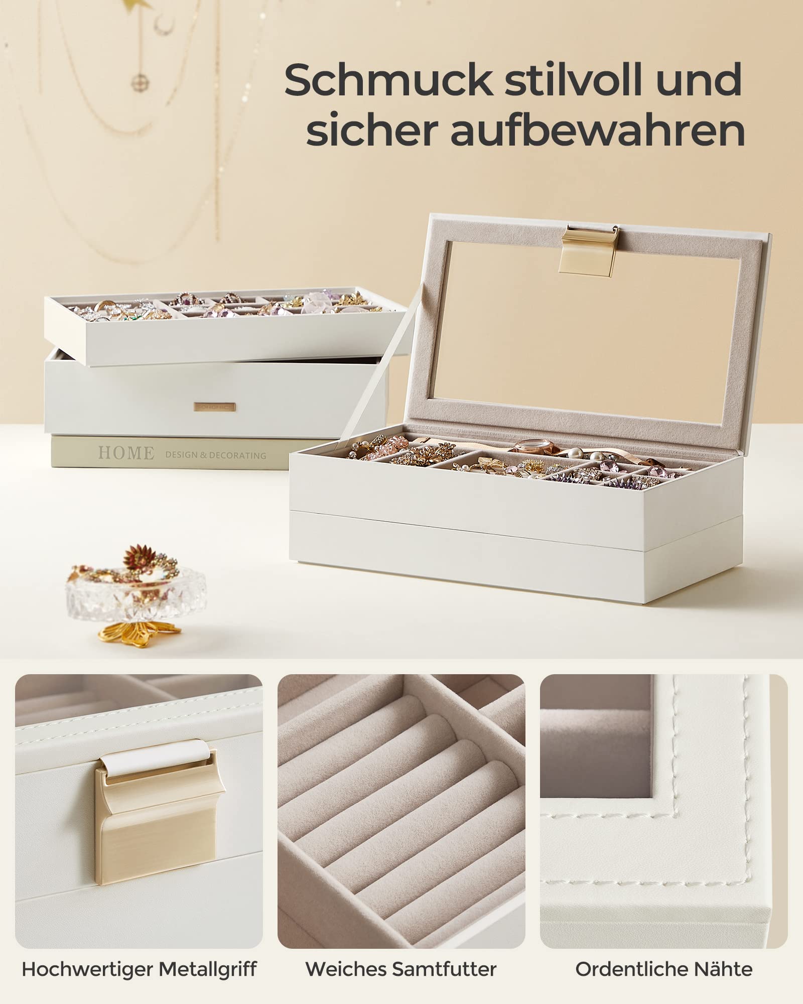 songmics-gisella-schmuckk-stchen-4-ebenen-stapelbar-mit-glasdeckel-wei-jbc164w01 image 5