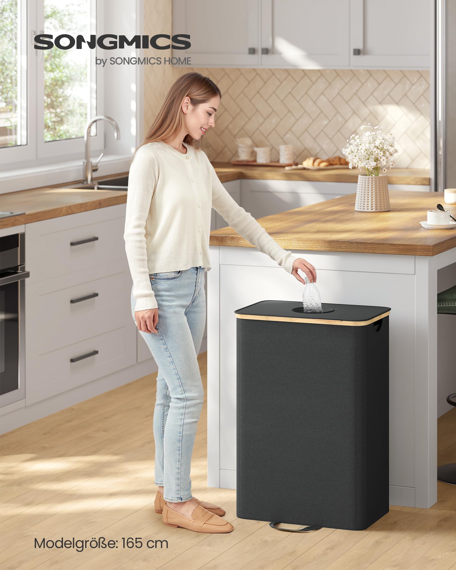 songmics-pfandflaschen-sammelbeh-lter-95-l-mit-einwurfloch image 2