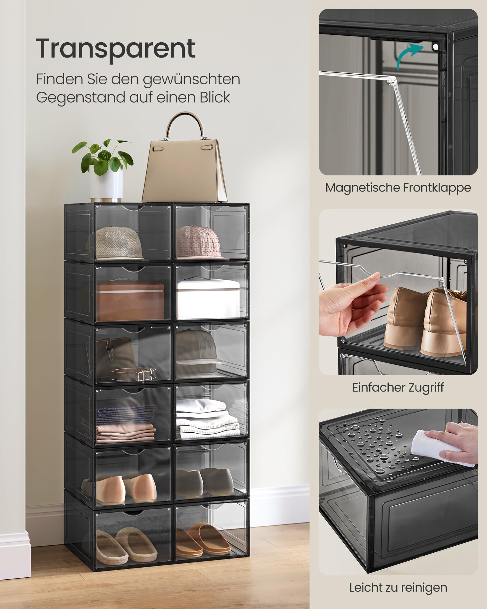 songmics-schuhboxen-lsp412b01-schuh-organizer-12er-set-transparent-schwarz image 6