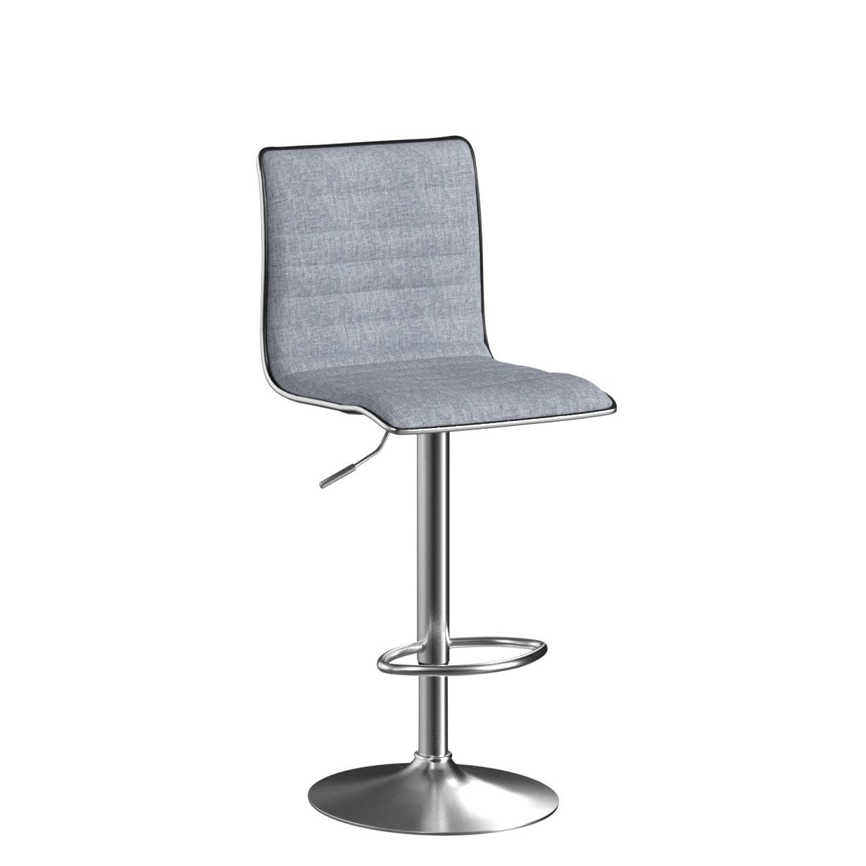 songmics-ljb15g-barhocker-2er-set-mit-r-ckenlehne-h-henverstellbar-grau image 5