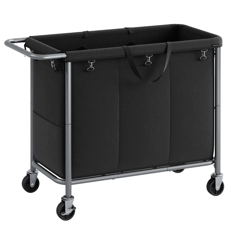 songmics-w-schekorb-3-f-cher-200-liter-tintenschwarz-rls005b01-mit-rollen image 1