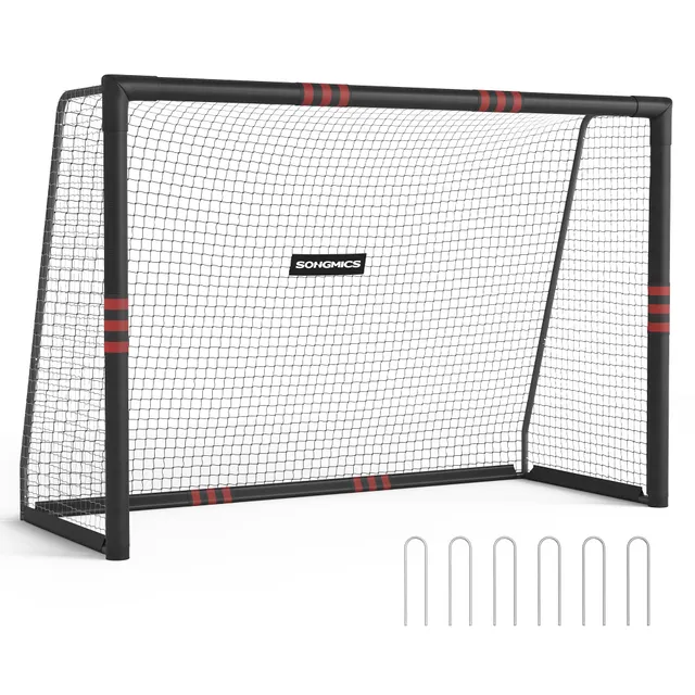 songmics-fu-balltor-outdoor-stahl-pe-netz image 1