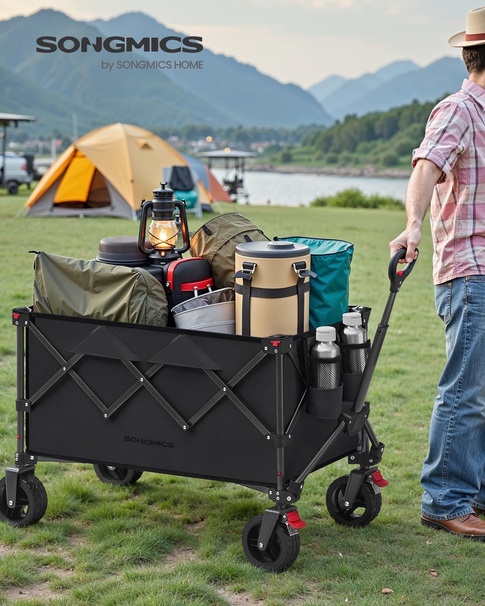 songmics-bollerwagen-gfw115b01-handwagen-faltbar-150-l-bis-150-kg-tintenschwarz image 2