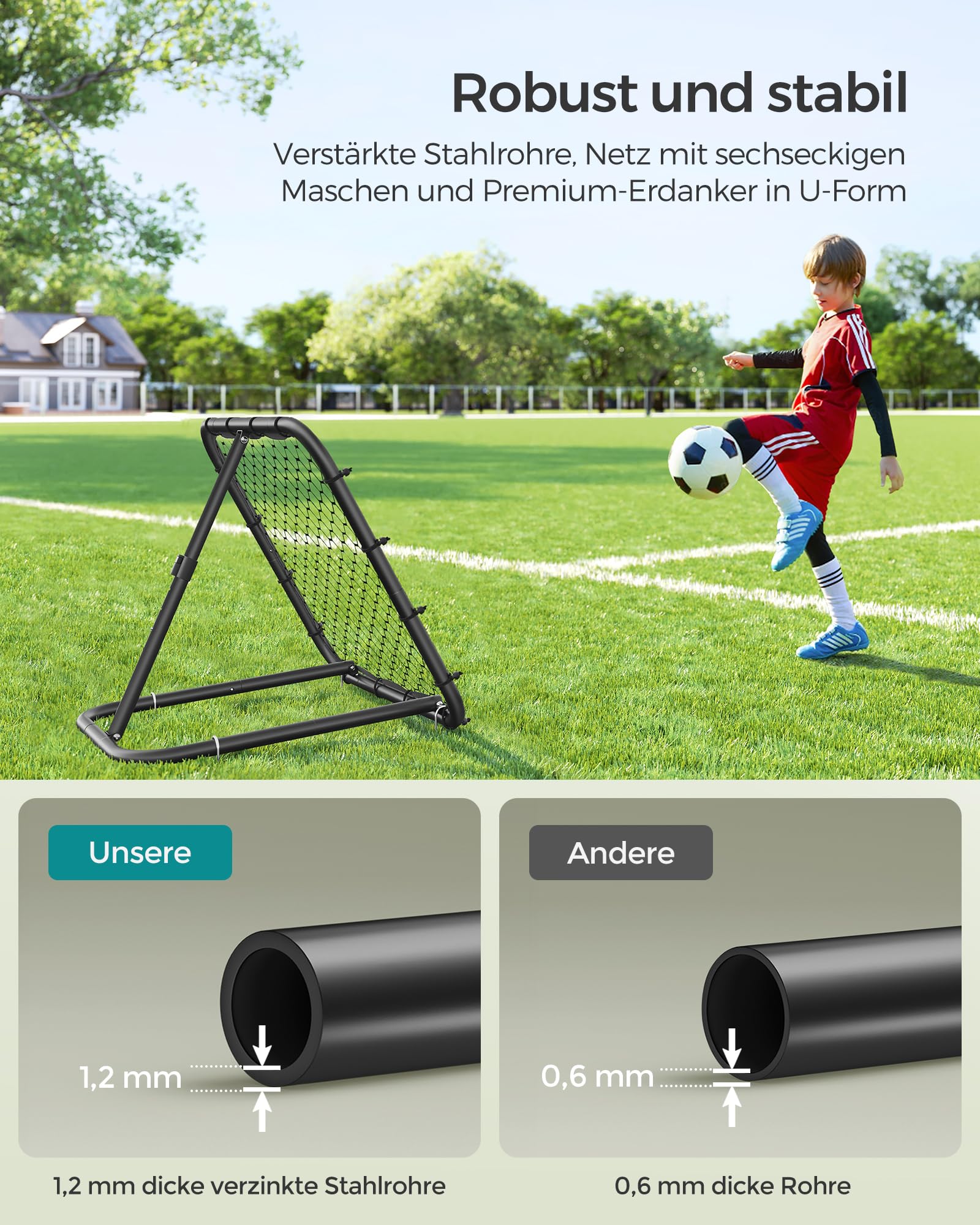 songmics-fu-ball-rebounder-tor-tragbar-winkelverstellbar image 3