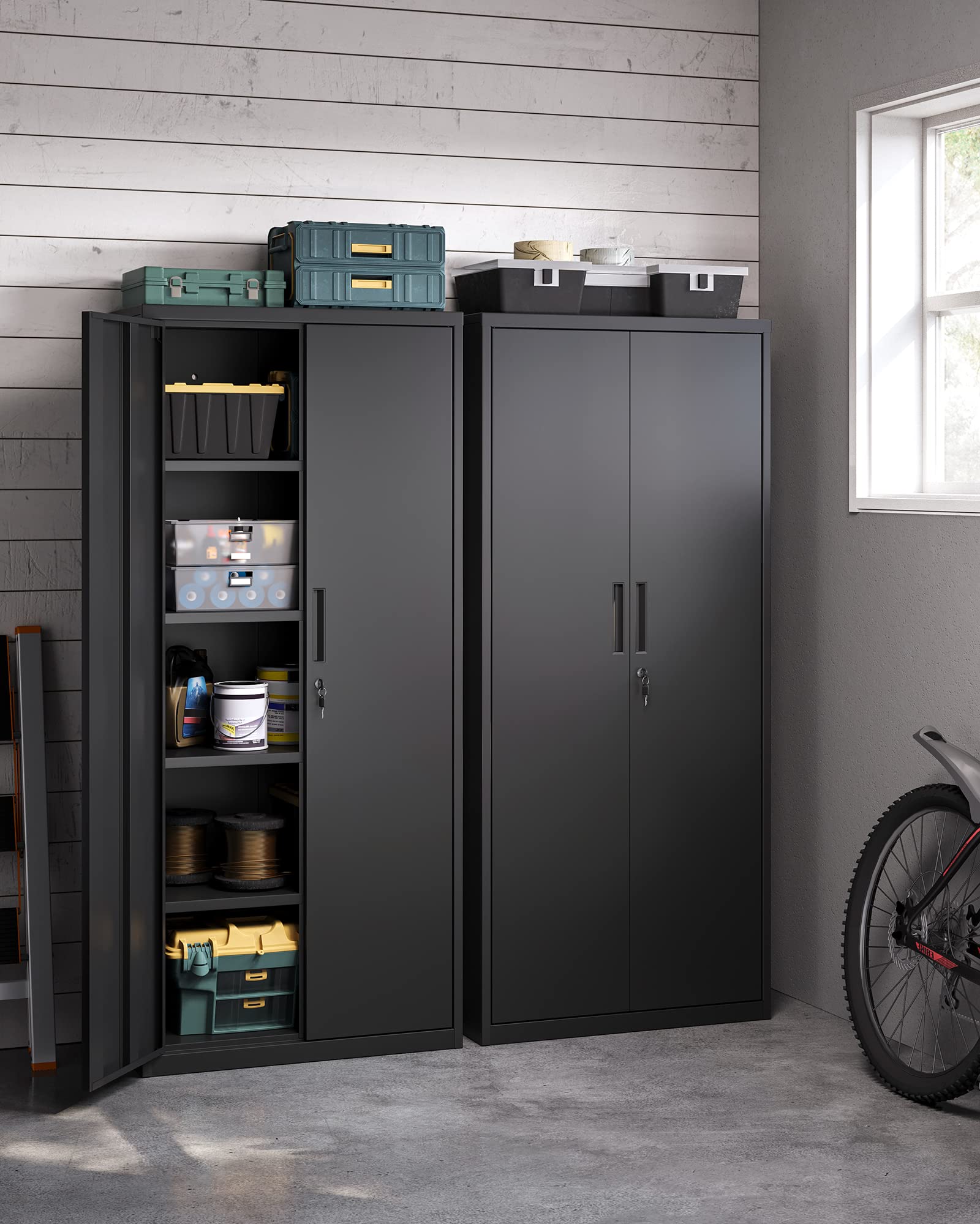 songmics-aktenschrank-metall-omc015b01-80x40x180-cm-mit-schloss image 4