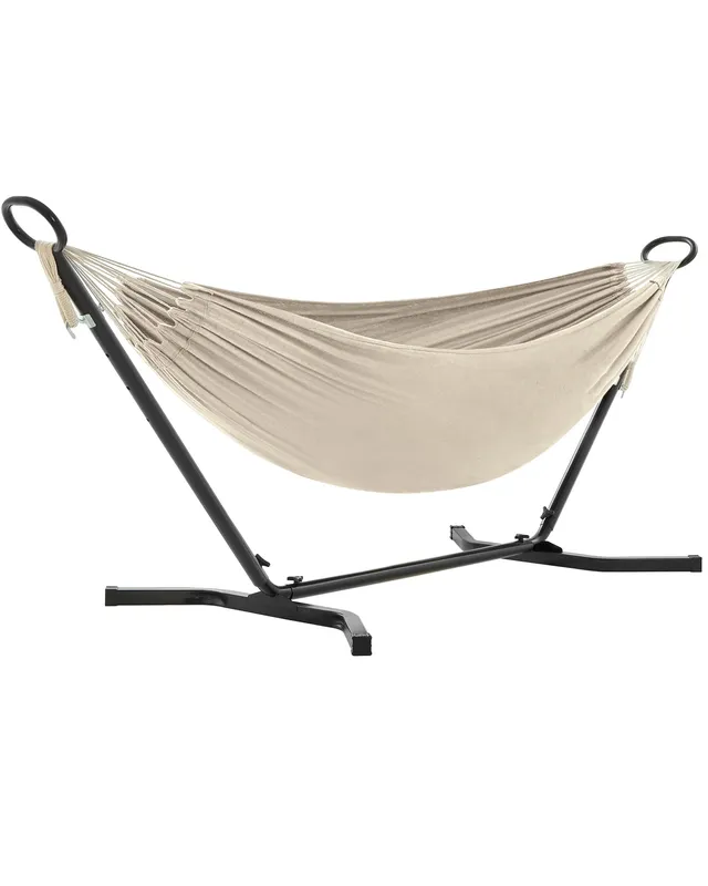 songmics-h-ngematte-mit-gestell-ghs001m01-beige-schwarz image 1