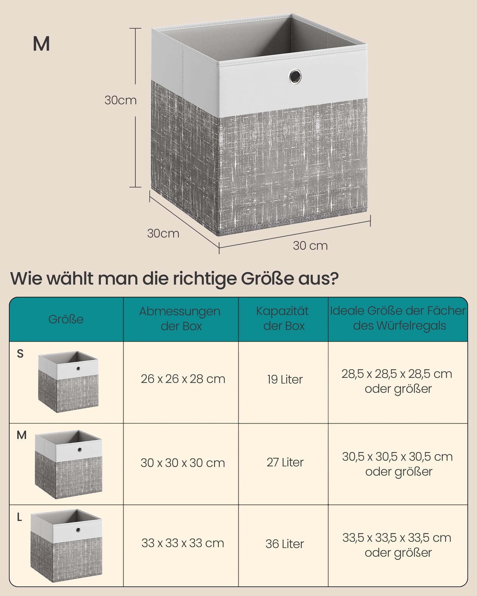 songmics-aufbewahrungsbox-6er-set-30-x-30-x-30-cm-wolkenwei-schilfgrau-rfb430gm0 image 4