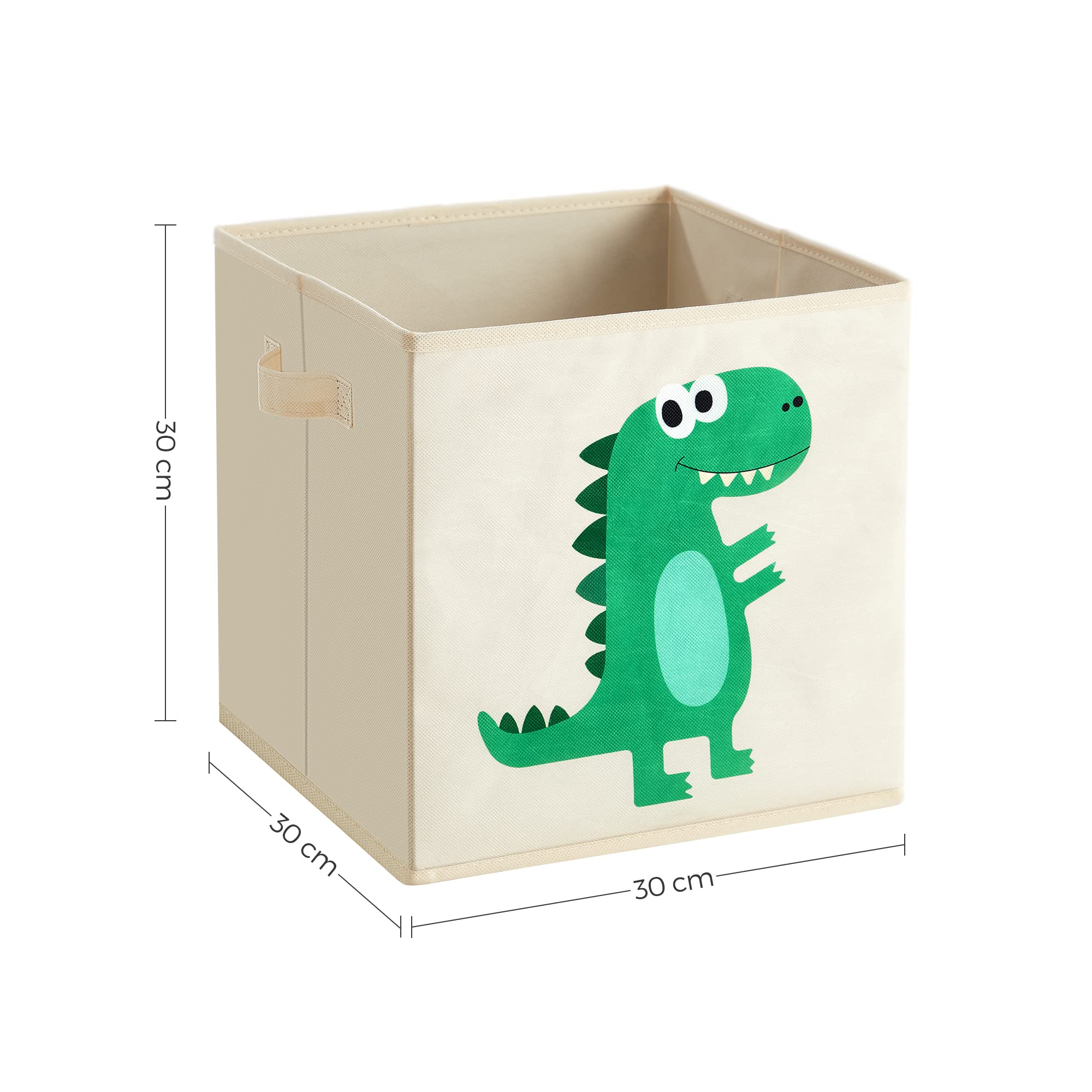 songmics-aufbewahrungsbox-rfb704w03-3er-set-stoffbox-30-x-30-x-30-cm-dinosaurier image 5