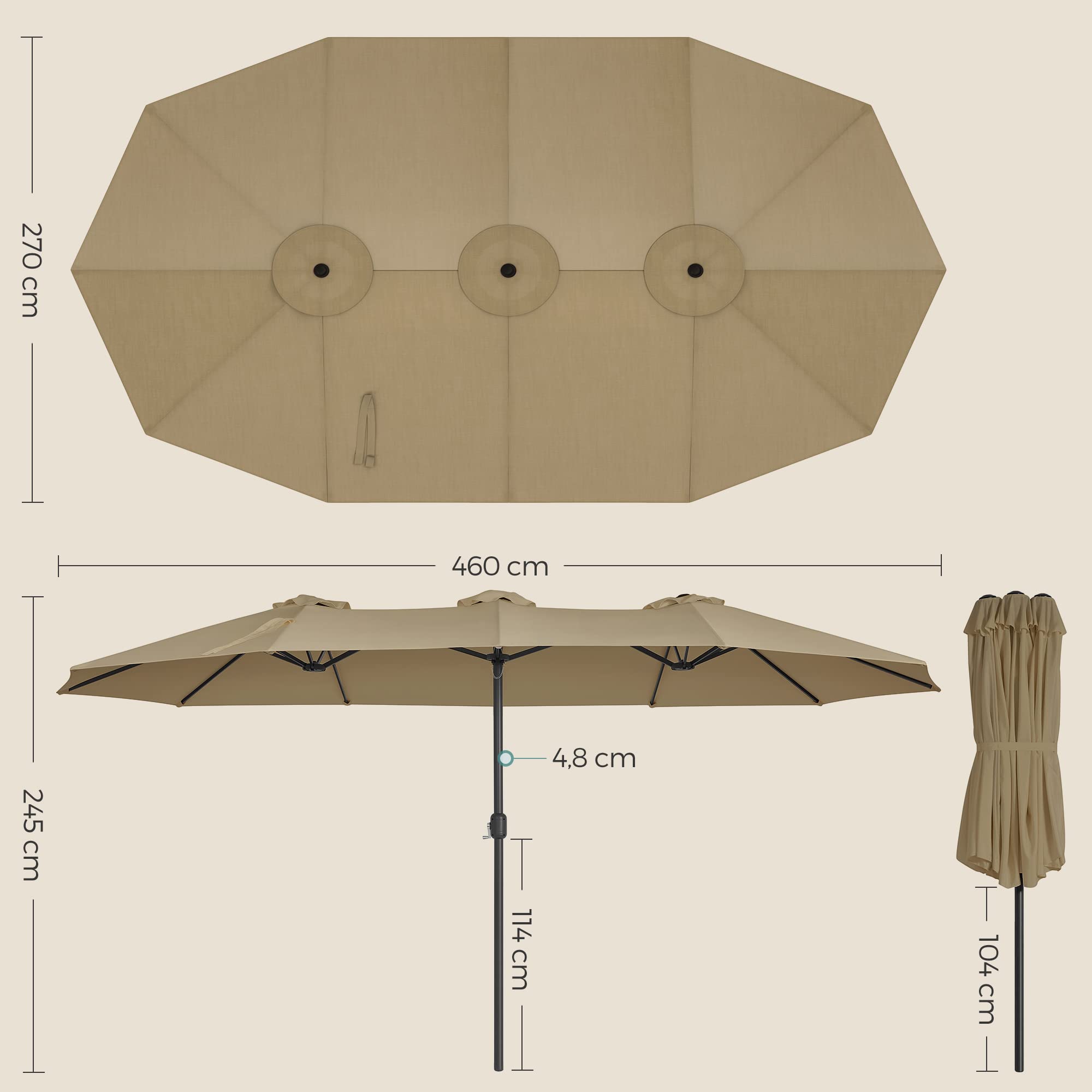 songmics-doppelsonnenschirm-gpu36br-460-x-270-cm-upf-50-taupe image 5