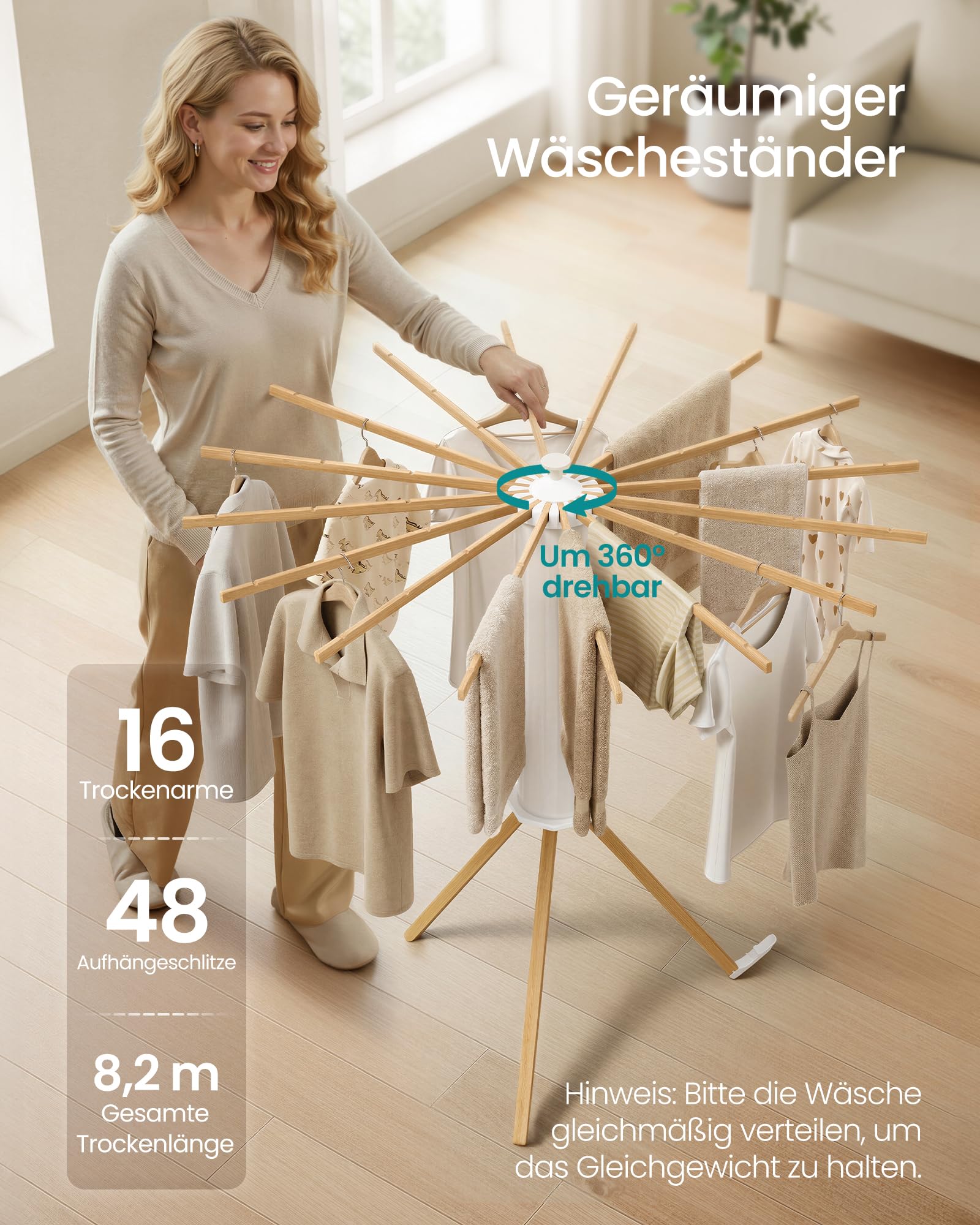 songmics-w-schest-nder-klappbar-drehbar-16-arme-aus-holz image 3