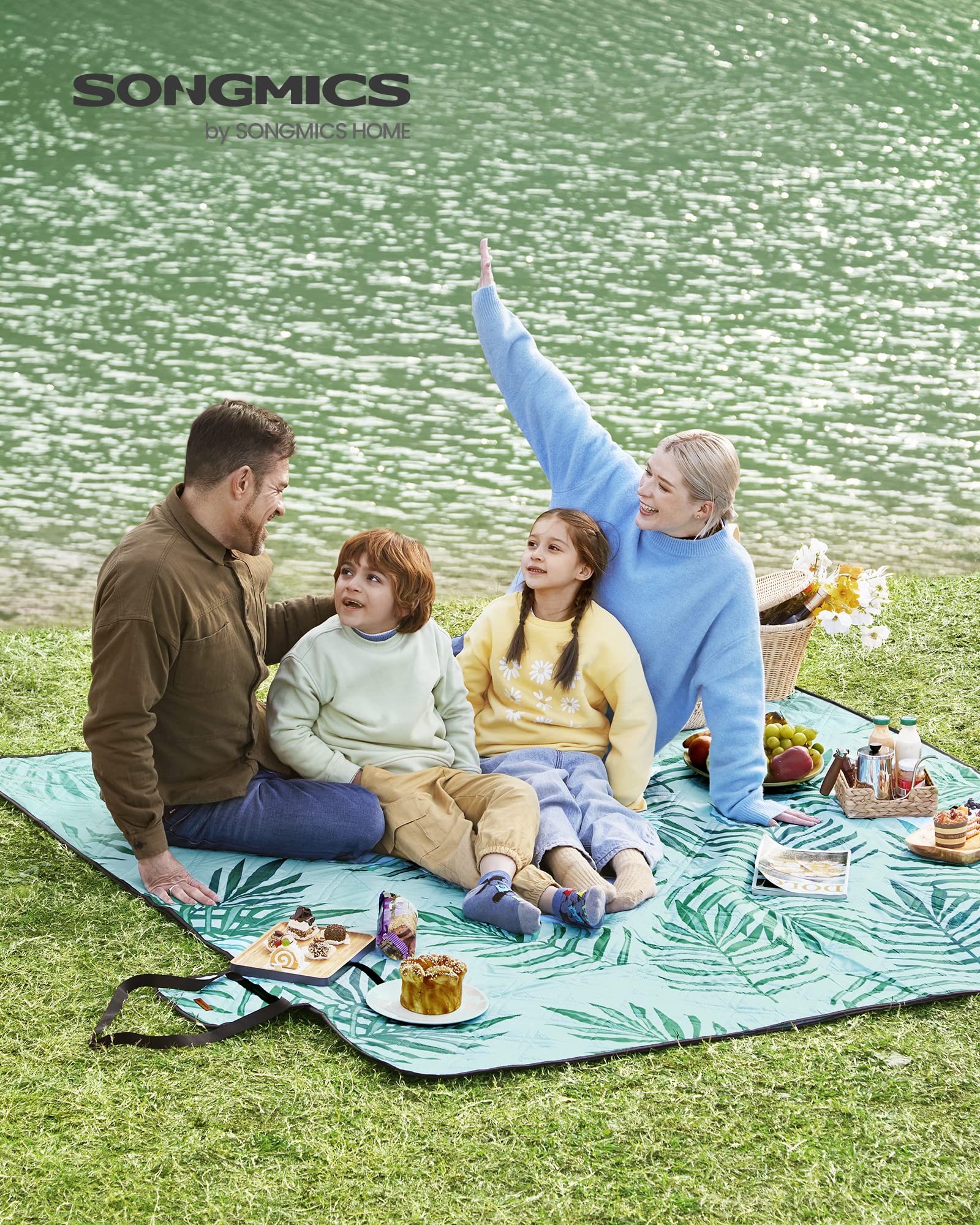 songmics-picknickdecke-gcm087q01-200-x-200-cm-farnmuster-hellblau image 2
