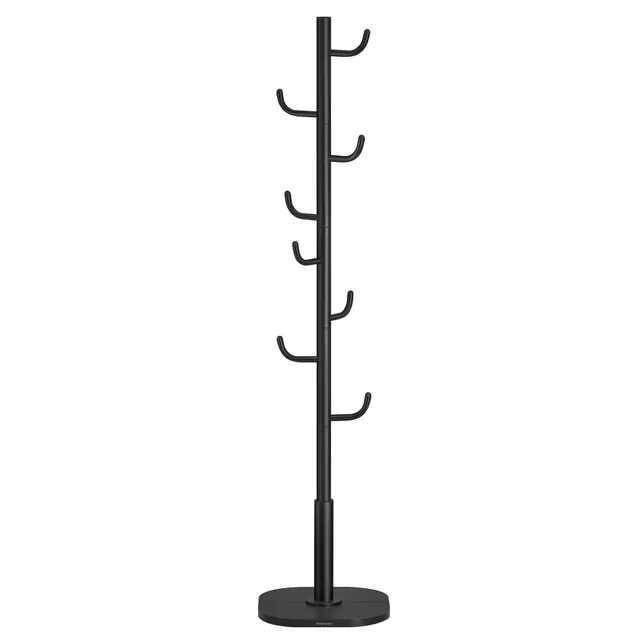 songmics-garderobe-in-kaktus-form-175-3-cm-mit-8-haken-schwarz image 1