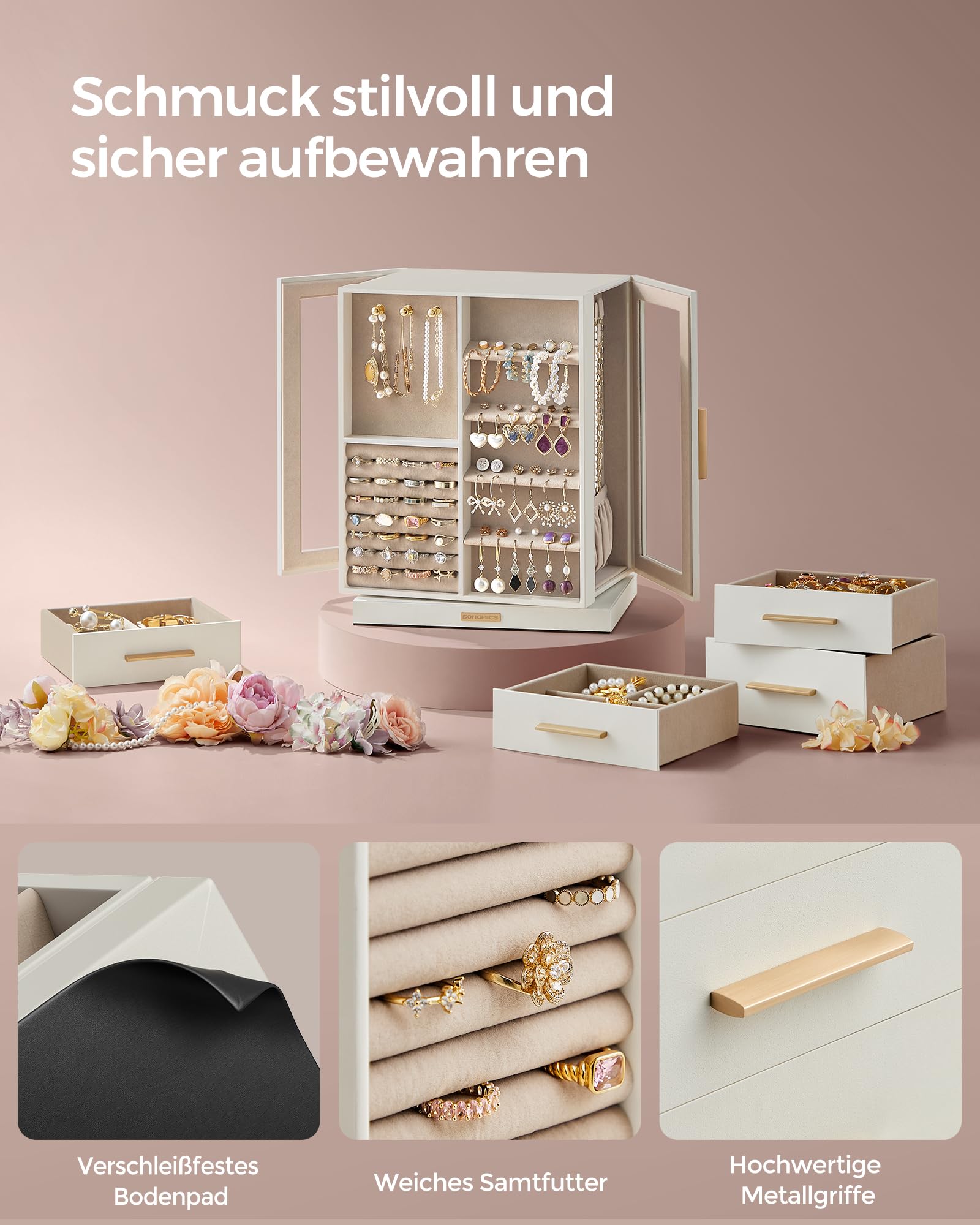 songmics-gisella-schmuckk-stchen-360-drehbar-schmuckkasten-5-schubladen-wolkenwe image 5