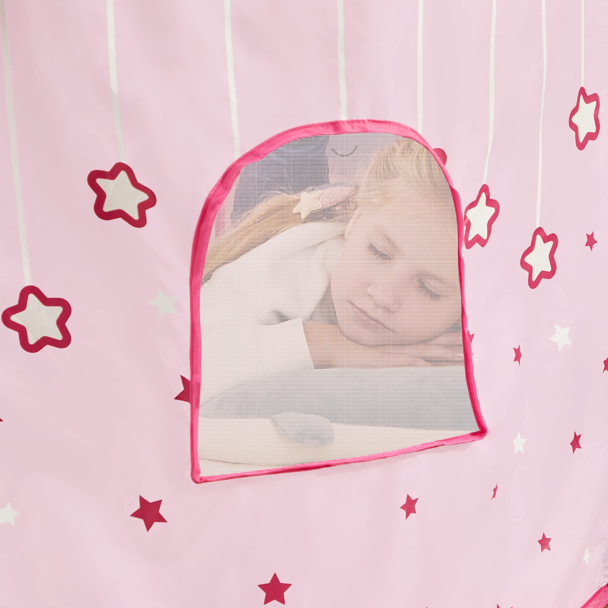 songmics-spielzelt-lpt01pk-prinzessinnenschloss-pink-101-x-135-cm image 6