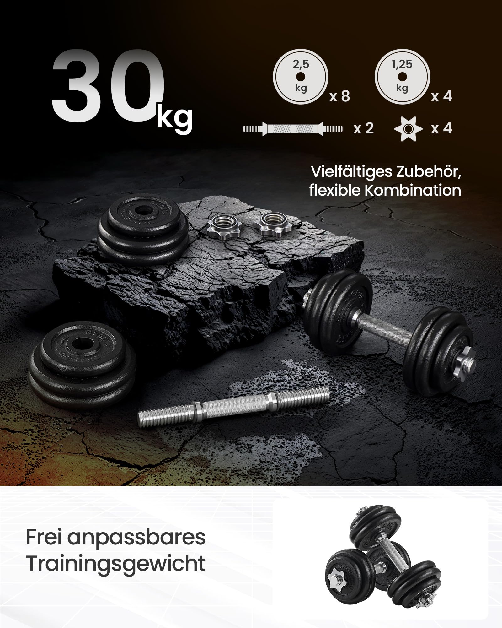 songmics-hantelset-30-kg-verstellbare-gusseisen-kurzhanteln-2x15-kg image 5