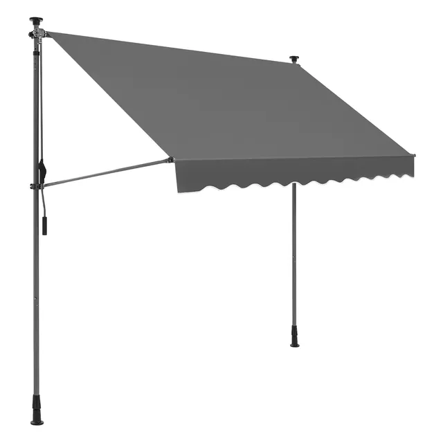 songmics-klemmmarkise-gsa253g02-250-x-130-cm-anthrazit-h-henverstellbar image 1