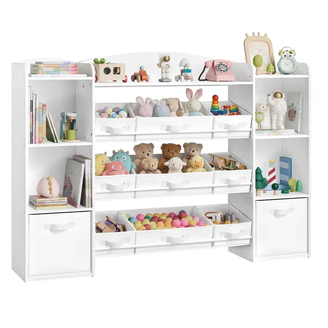songmics-kinderregal-143-8-cm-mit-4-f-chern-und-11-boxen image 1
