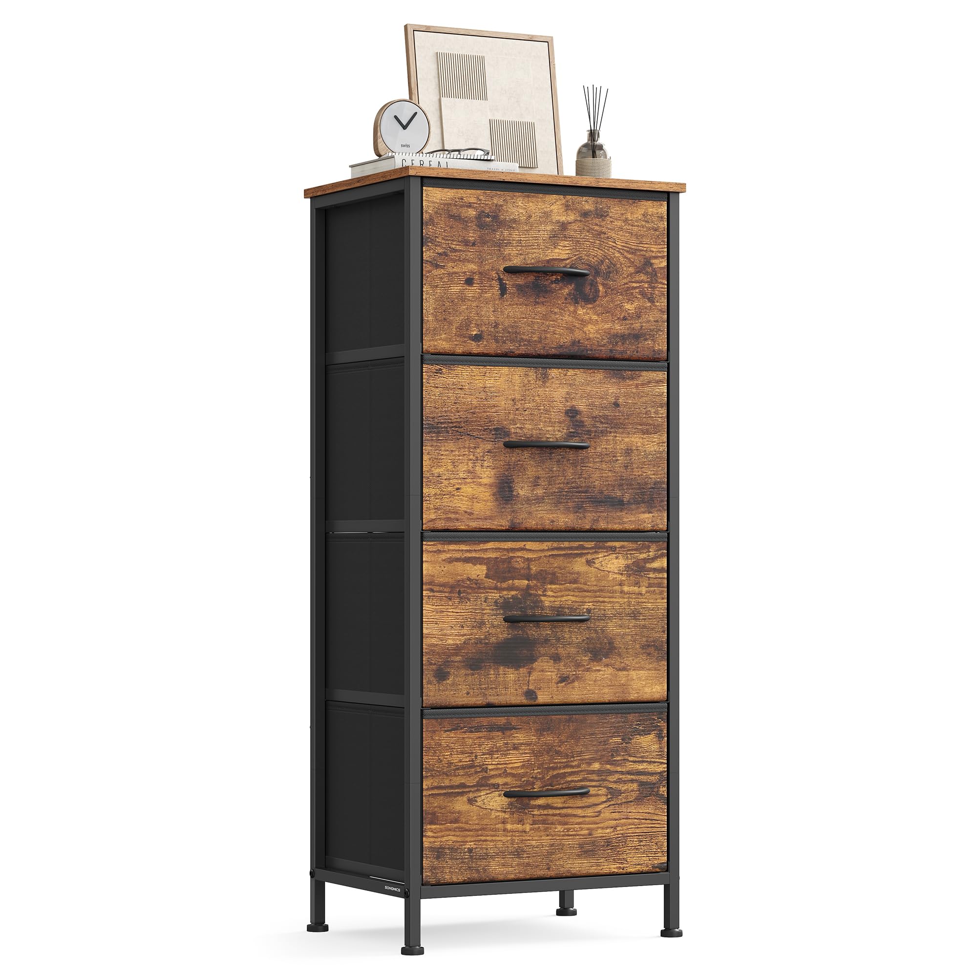songmics-bellah-lgs314wh01-kommode-4-schubladen-wolkenwei-schneewei image 7