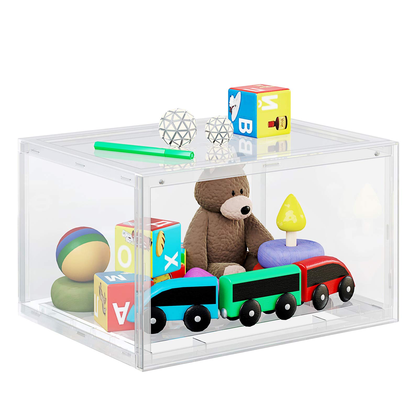 songmics-lsp06cw-schuhboxen-6er-set-transparent-gr-e-46-28-x-36-x-22-cm image 6