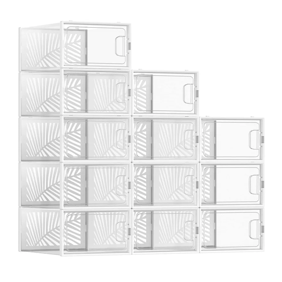songmics-schuhbox-transparent-12er-set-gr-e-44-wei-lsp106w12 image 1