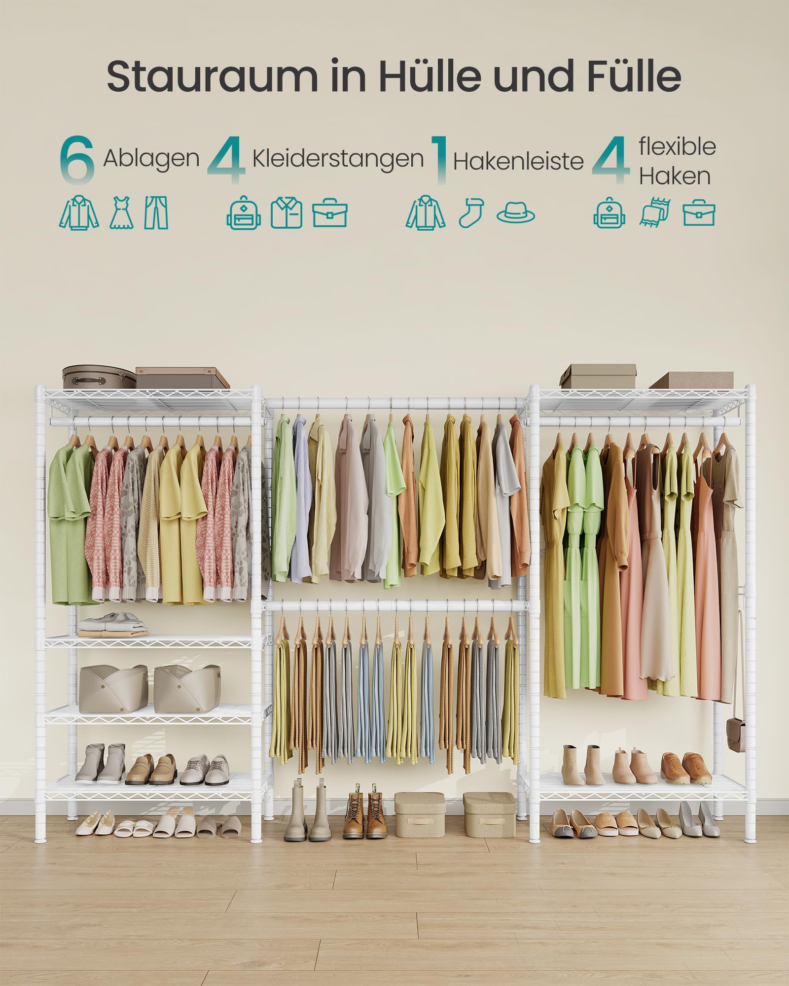 songmics-offener-kleiderschrank-4-stangen-40x-177-220-x193-cm image 3